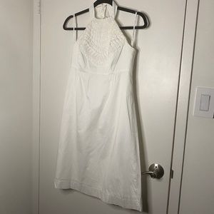 Lilly Pulitzer Halter Dress in White Size 4